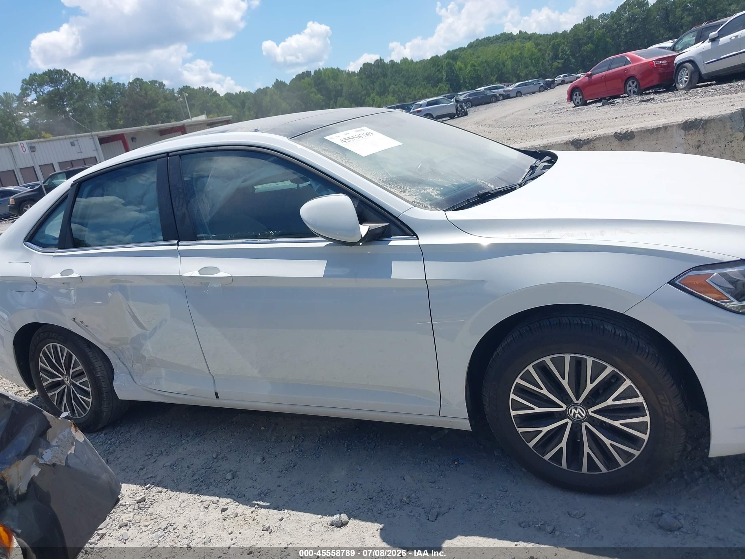 2019 Volkswagen Jetta 1.4t R-line/1.4t S/1.4t Se White vin: 3VWC57BU1KM254336