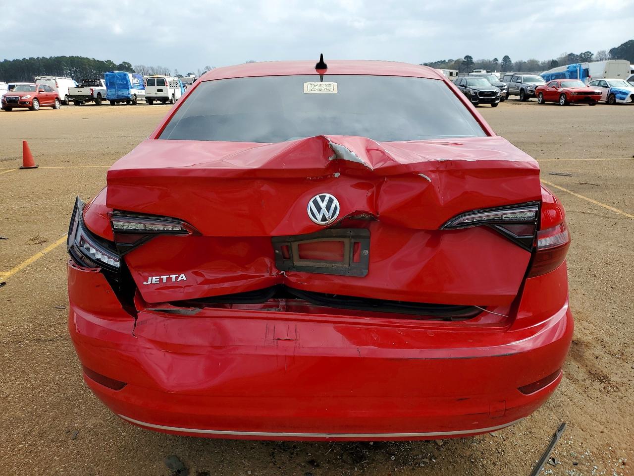 2021 Volkswagen Jetta S Red vin: 3VWC57BU1MM037548