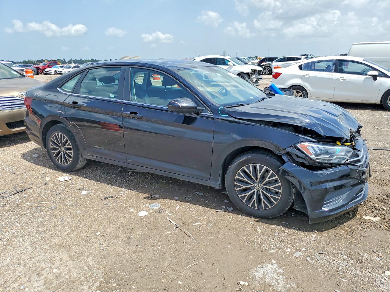2021 Volkswagen Jetta S Black vin: 3VWC57BU1MM070520