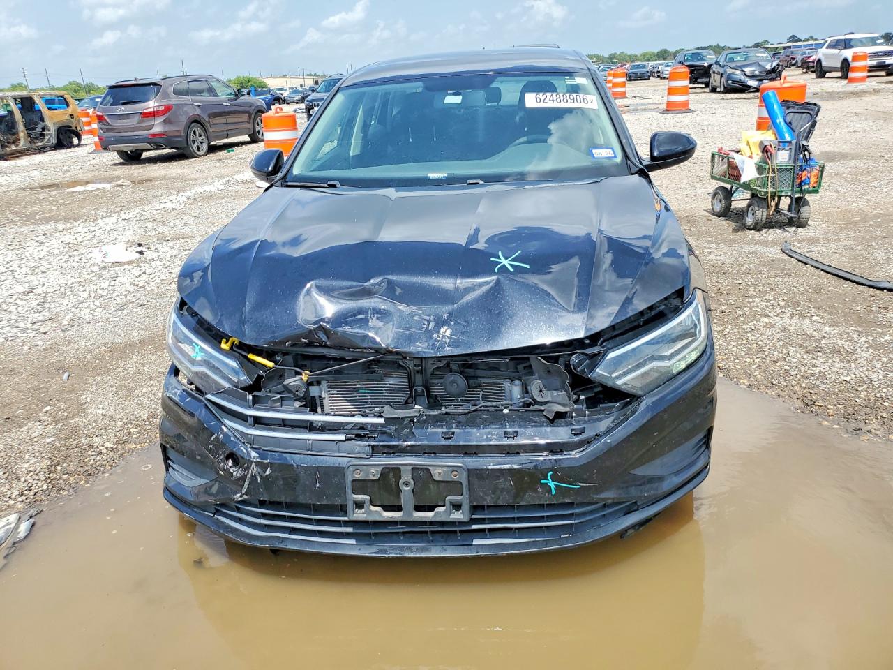 2021 Volkswagen Jetta S Black vin: 3VWC57BU1MM070520