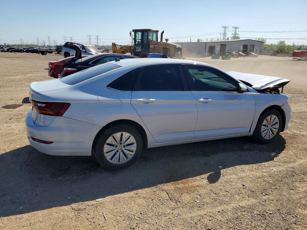 2019 Volkswagen Jetta S Silver vin: 3VWC57BU2KM067316