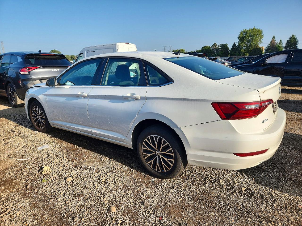 2021 Volkswagen Jetta S White vin: 3VWC57BU2MM083955