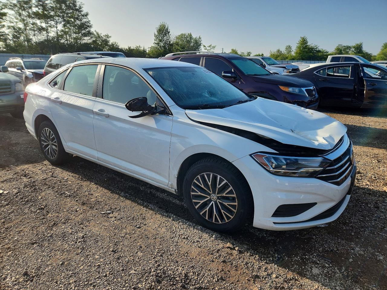2021 Volkswagen Jetta S White vin: 3VWC57BU2MM083955