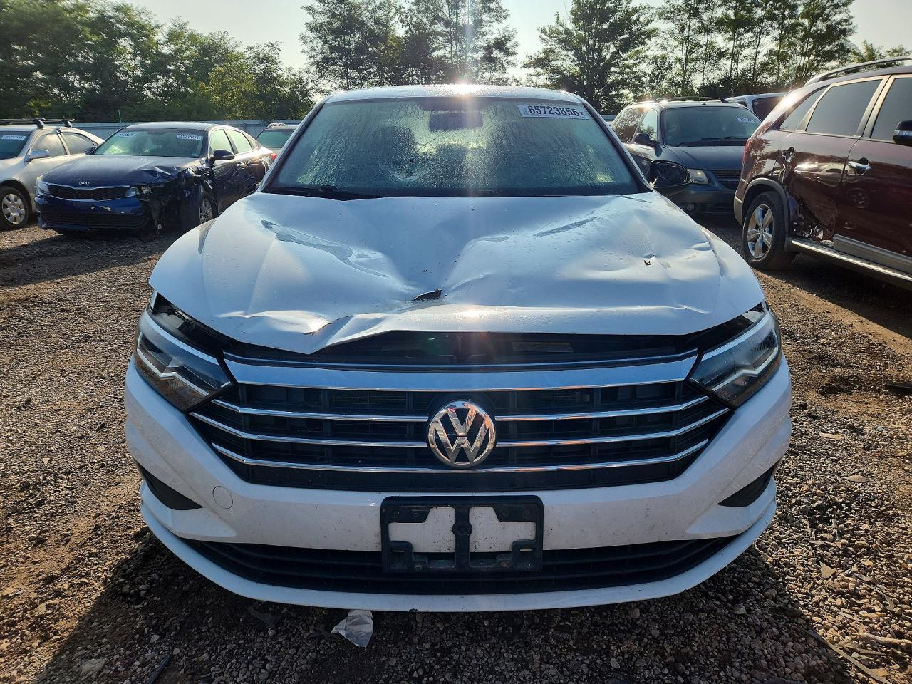 2021 Volkswagen Jetta S White vin: 3VWC57BU2MM083955