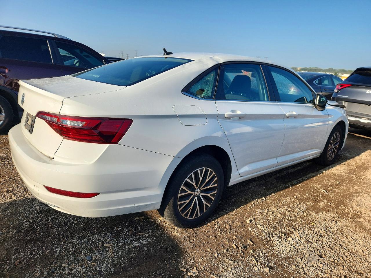 2021 Volkswagen Jetta S White vin: 3VWC57BU2MM083955