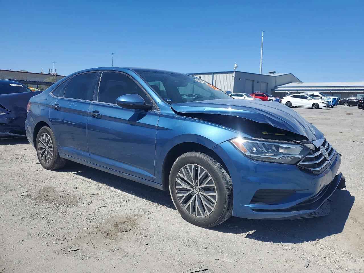 2021 Volkswagen Jetta Blue vin: 3VWC57BU2MM090887
