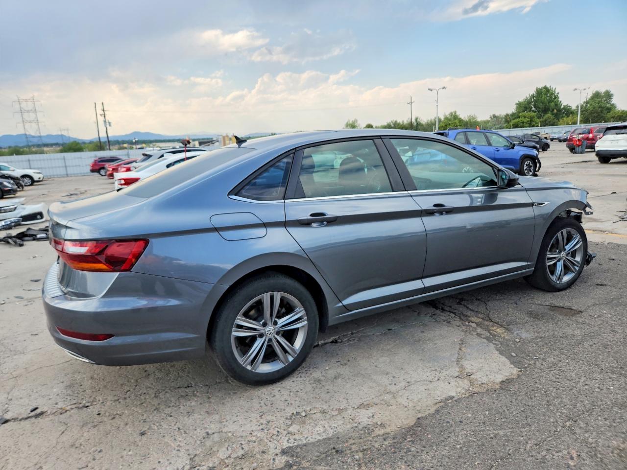 2019 Volkswagen Jetta S Серый vin: 3VWC57BU3KM110819