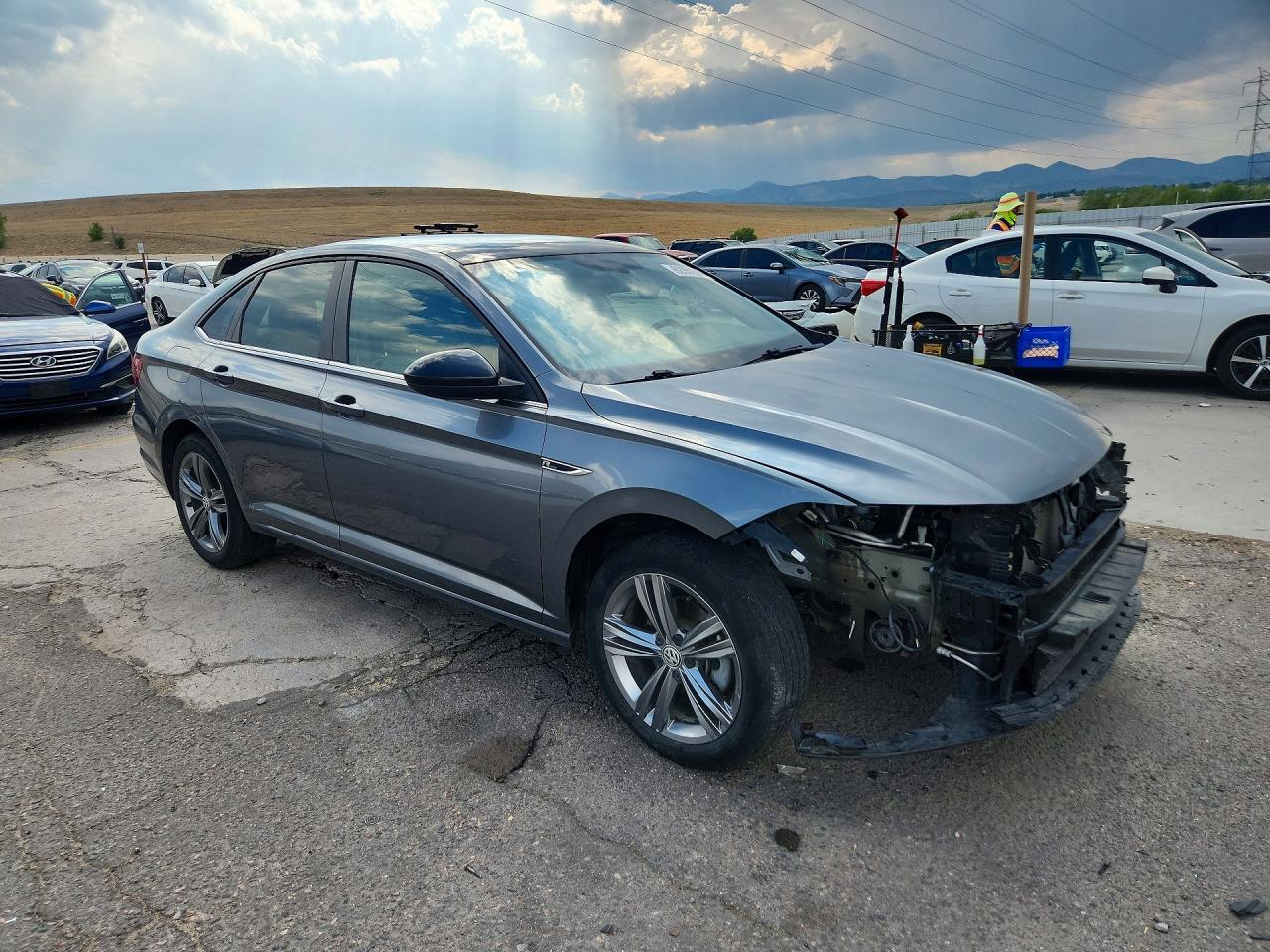 2019 Volkswagen Jetta S Серый vin: 3VWC57BU3KM110819