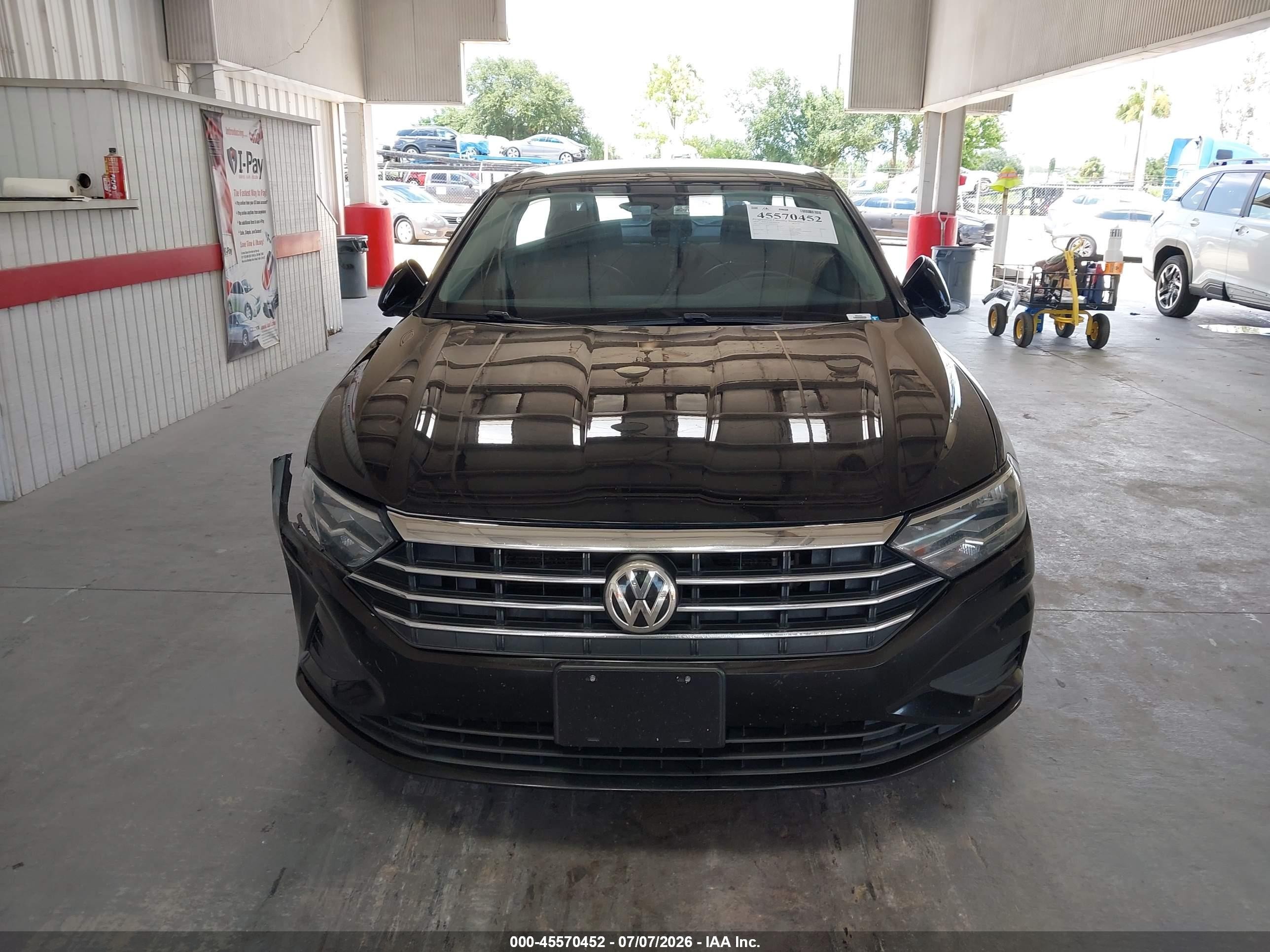 2019 Volkswagen Jetta 1.4t R-line/1.4t S/1.4t Se Black vin: 3VWC57BU3KM157574