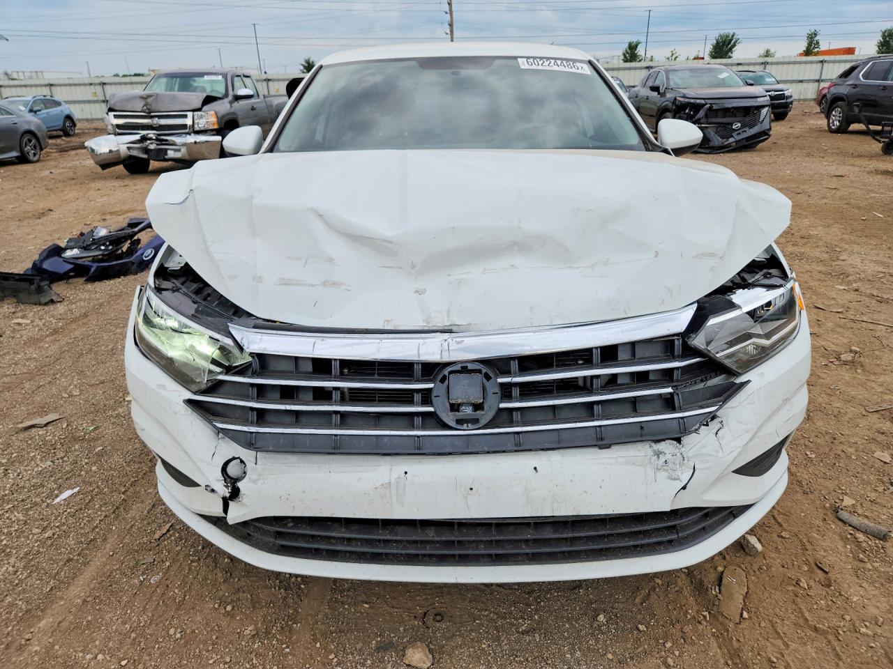 2019 Volkswagen Jetta S/se/r-line White vin: 3VWC57BU3KM207292