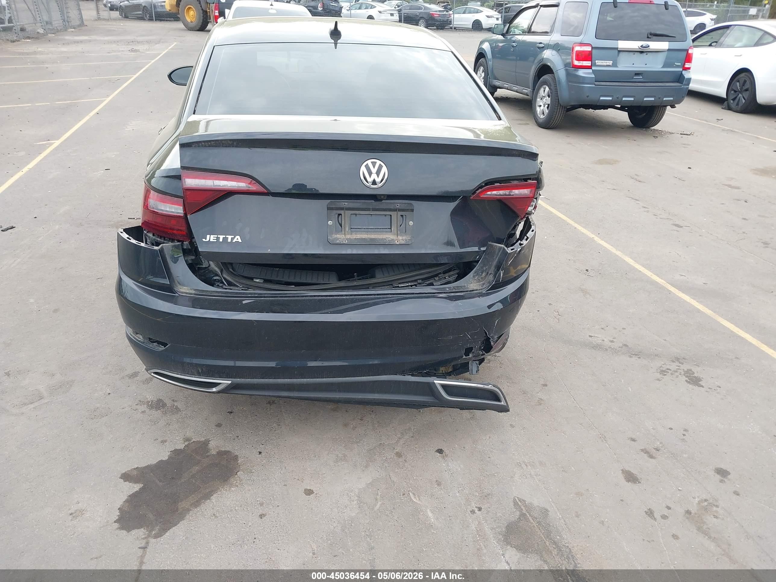 2020 Volkswagen Jetta 1.4t R-line/1.4t S/1.4t Se Black vin: 3VWC57BU3LM087155
