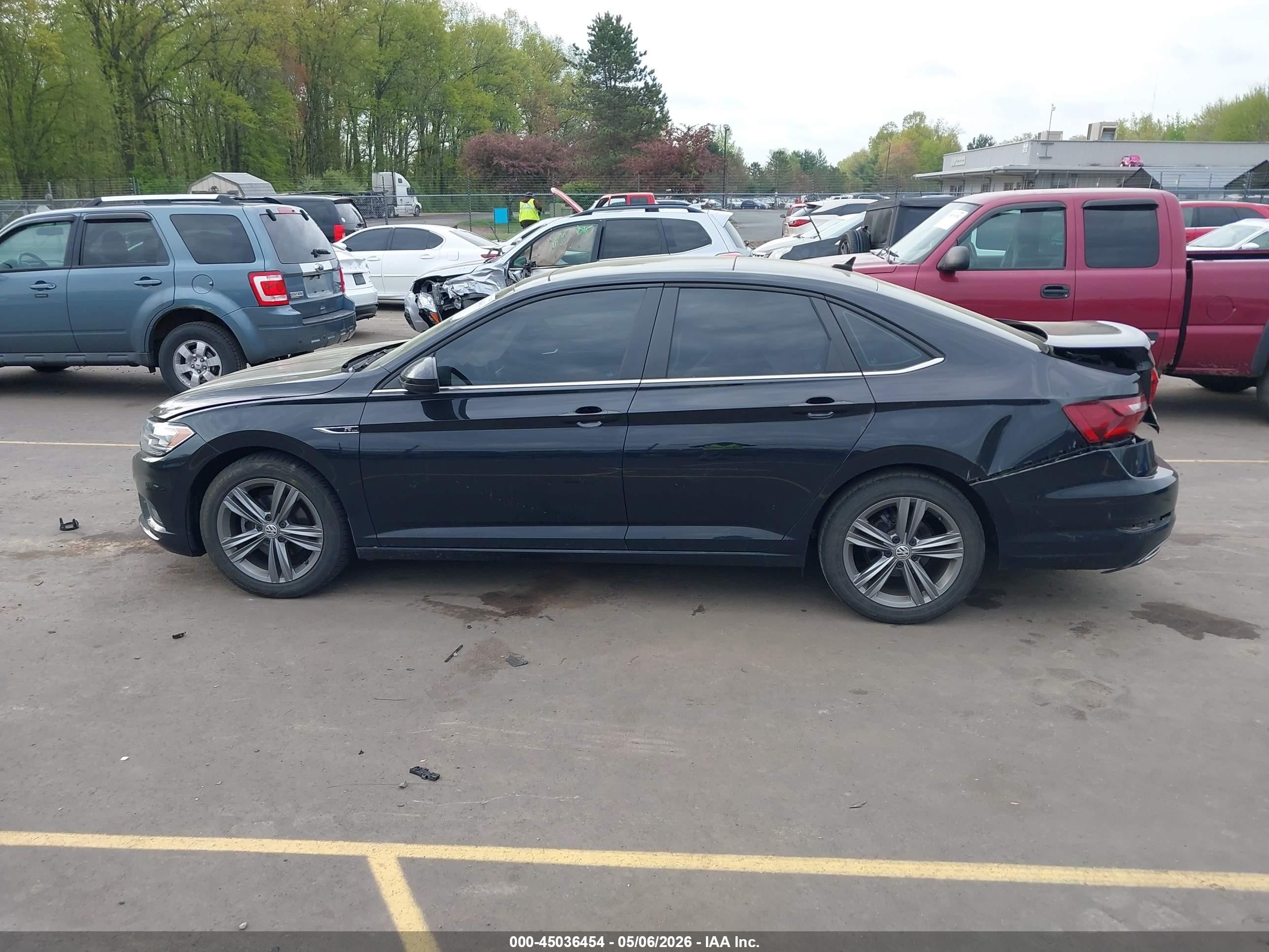 2020 Volkswagen Jetta 1.4t R-line/1.4t S/1.4t Se Black vin: 3VWC57BU3LM087155
