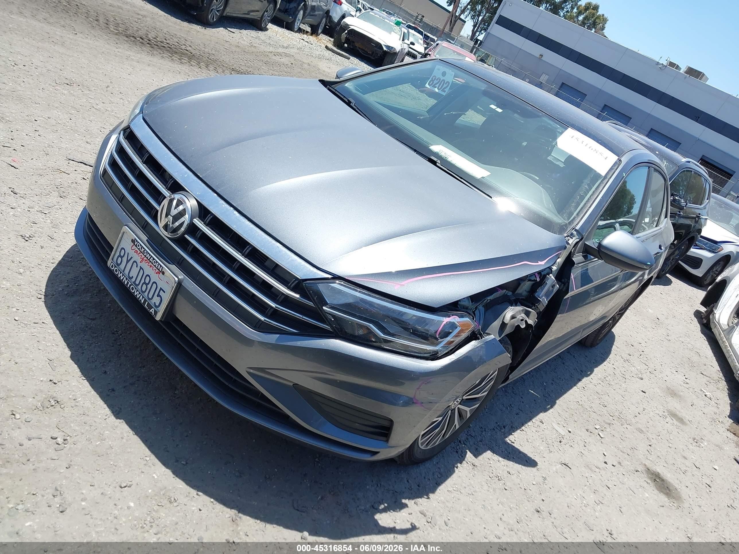 2021 Volkswagen Jetta 1.4t R-line/1.4t S/1.4t Se Gray vin: 3VWC57BU3MM013011
