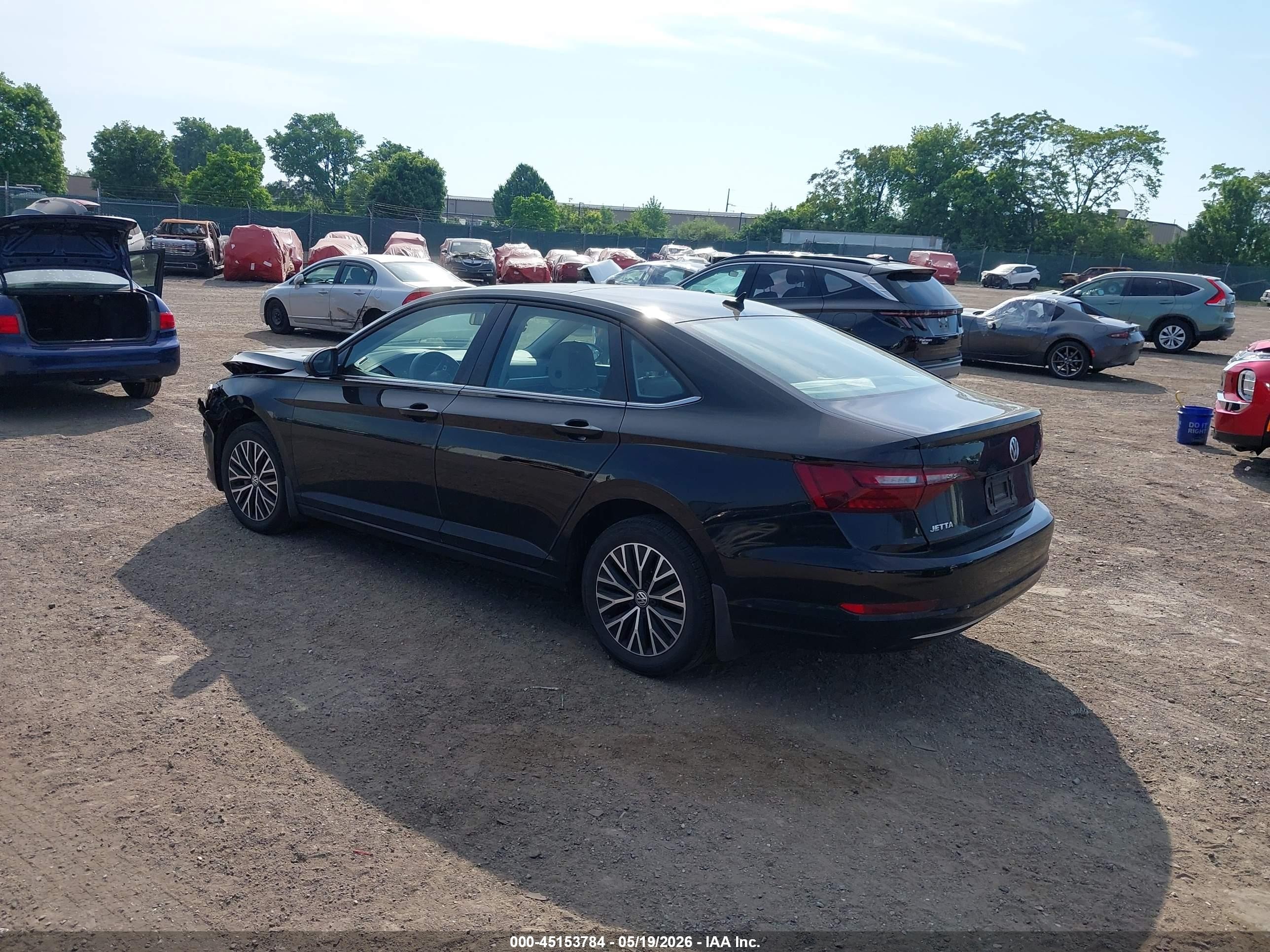 2021 Volkswagen Jetta 1.4t R-line/1.4t S/1.4t Se Black vin: 3VWC57BU3MM068879