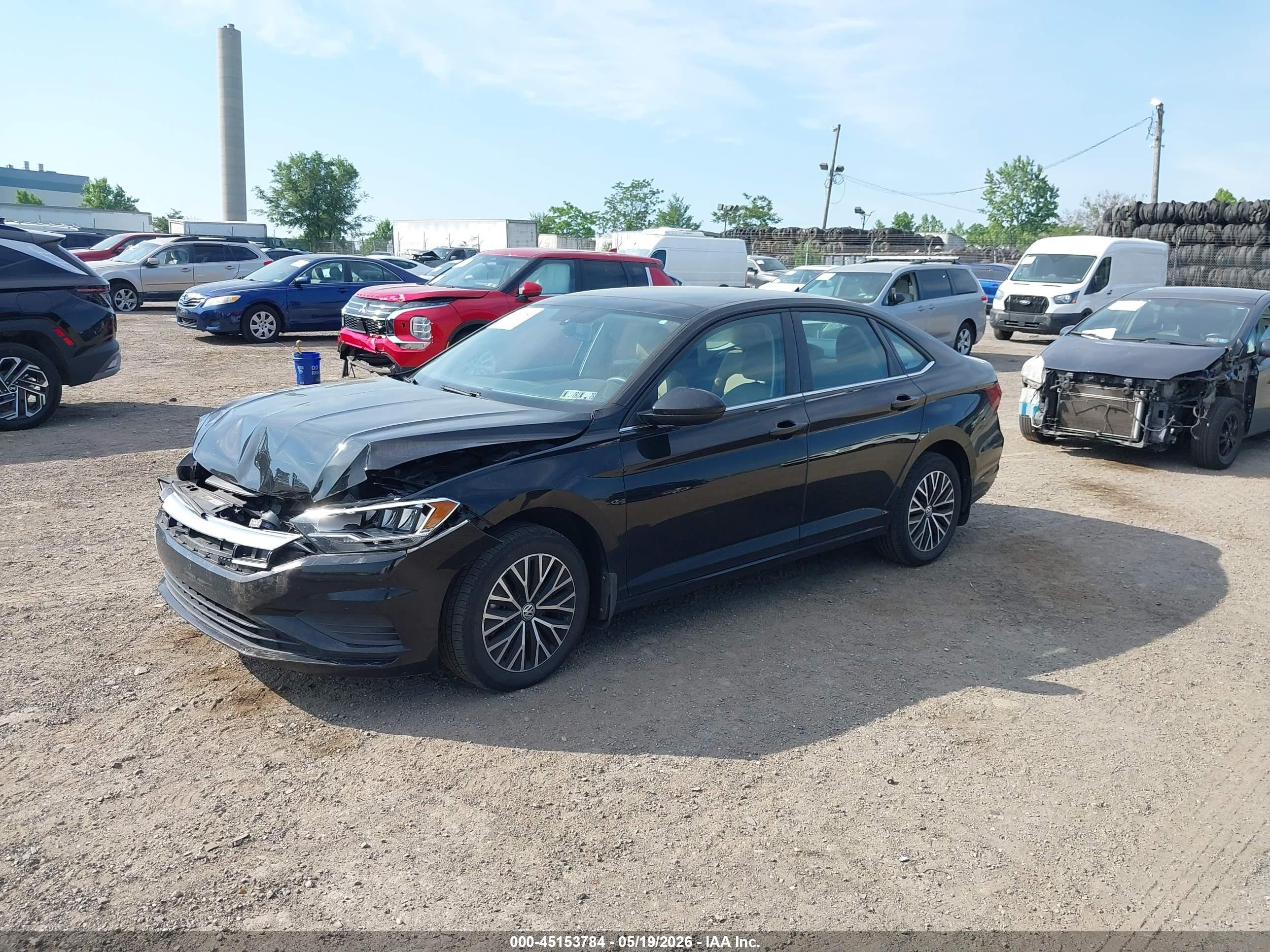 2021 Volkswagen Jetta 1.4t R-line/1.4t S/1.4t Se Black vin: 3VWC57BU3MM068879