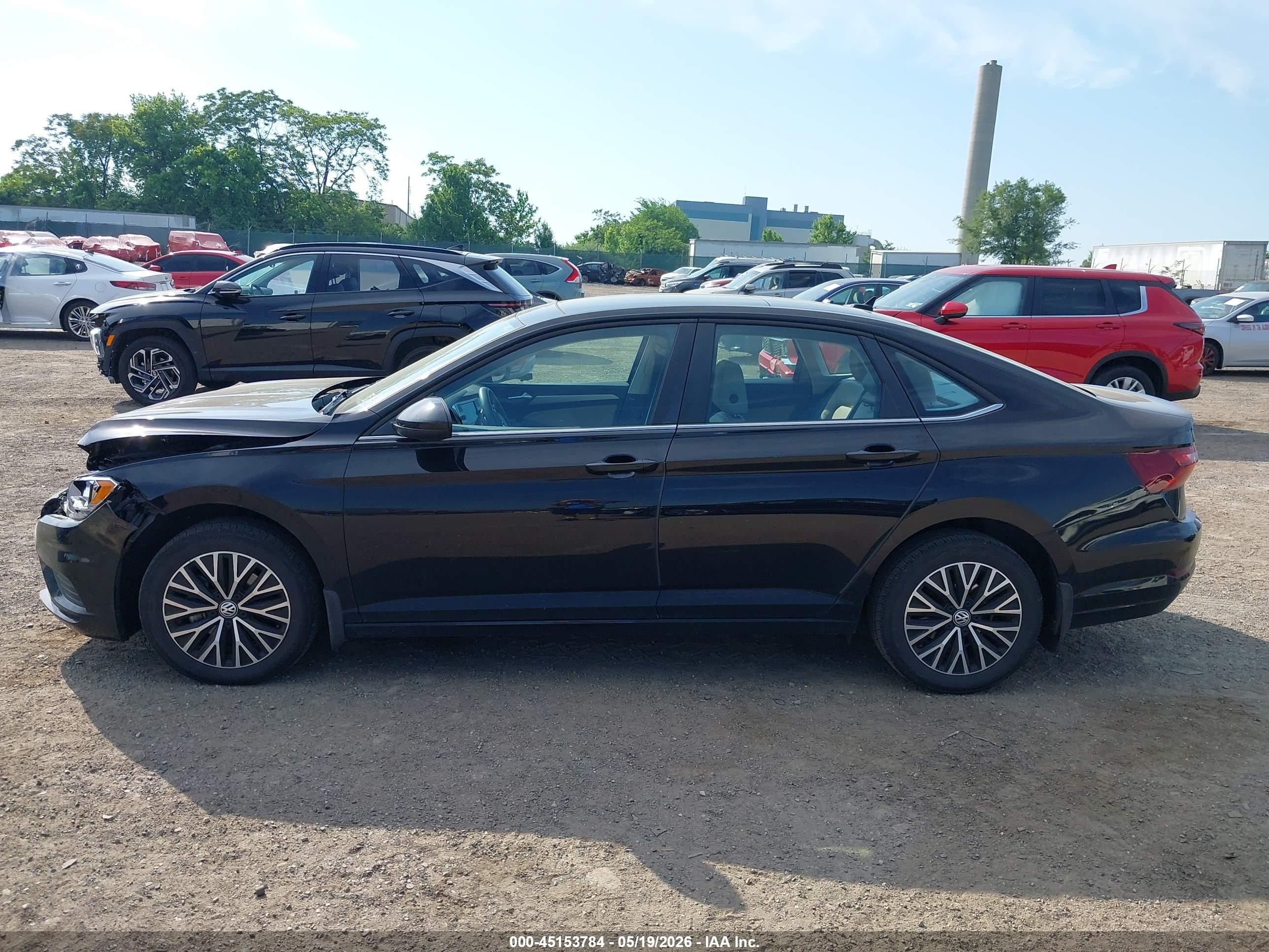 2021 Volkswagen Jetta 1.4t R-line/1.4t S/1.4t Se Black vin: 3VWC57BU3MM068879