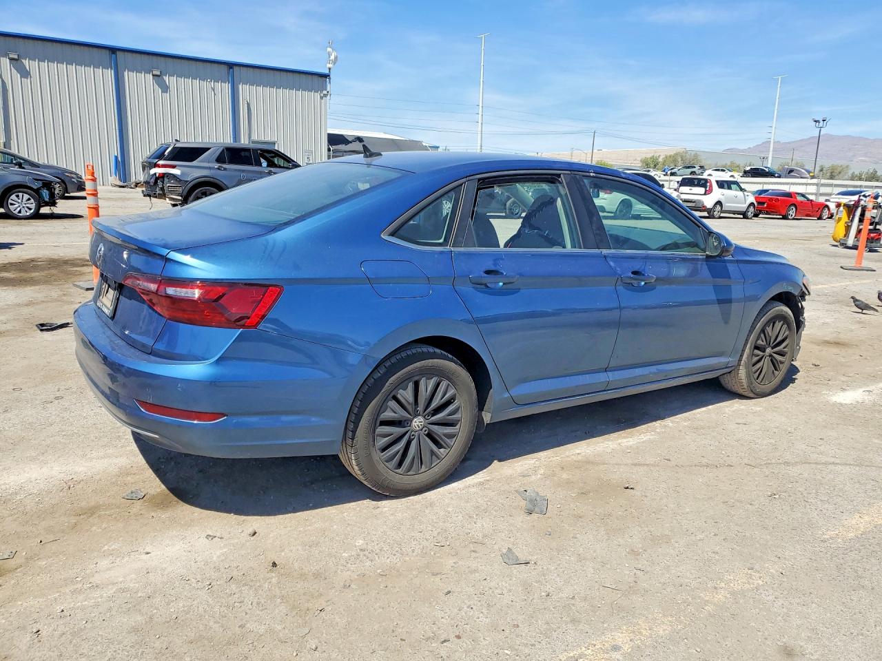 2020 Volkswagen Jetta S Blue vin: 3VWC57BU4LM092638