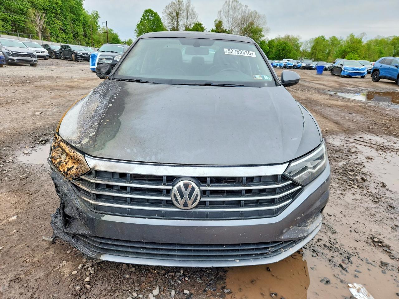 2019 Volkswagen Jetta S Gray vin: 3VWC57BU5KM009183