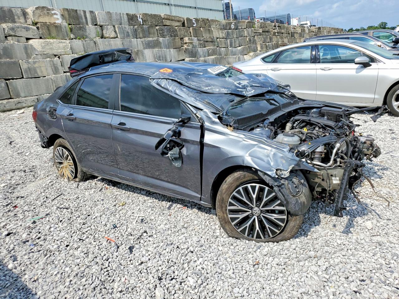 2021 Volkswagen Jetta S Gray vin: 3VWC57BU5MM035964