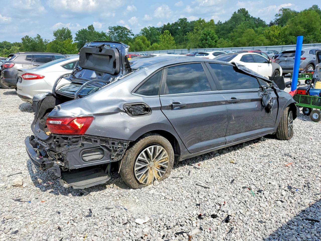 2021 Volkswagen Jetta S Gray vin: 3VWC57BU5MM035964