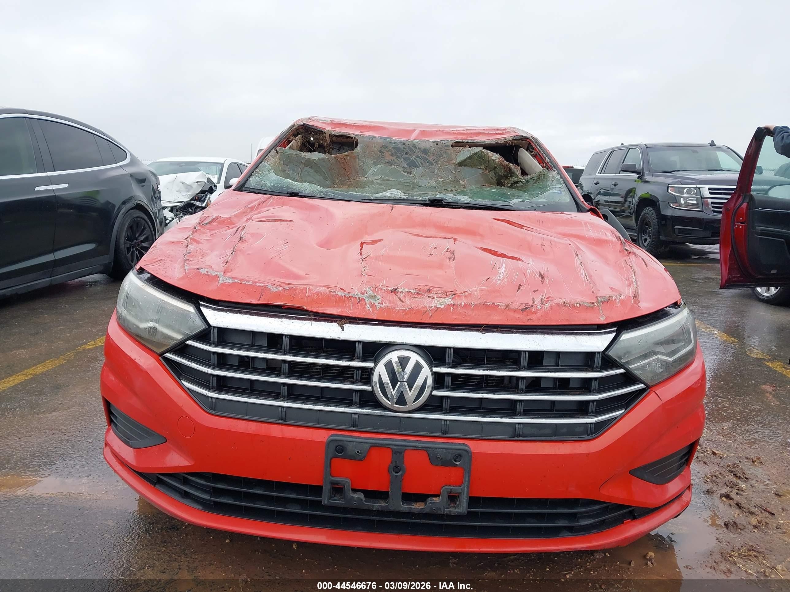 2019 Volkswagen Jetta 1.4t R-line/1.4t S/1.4t Se Orange vin: 3VWC57BU6KM015462