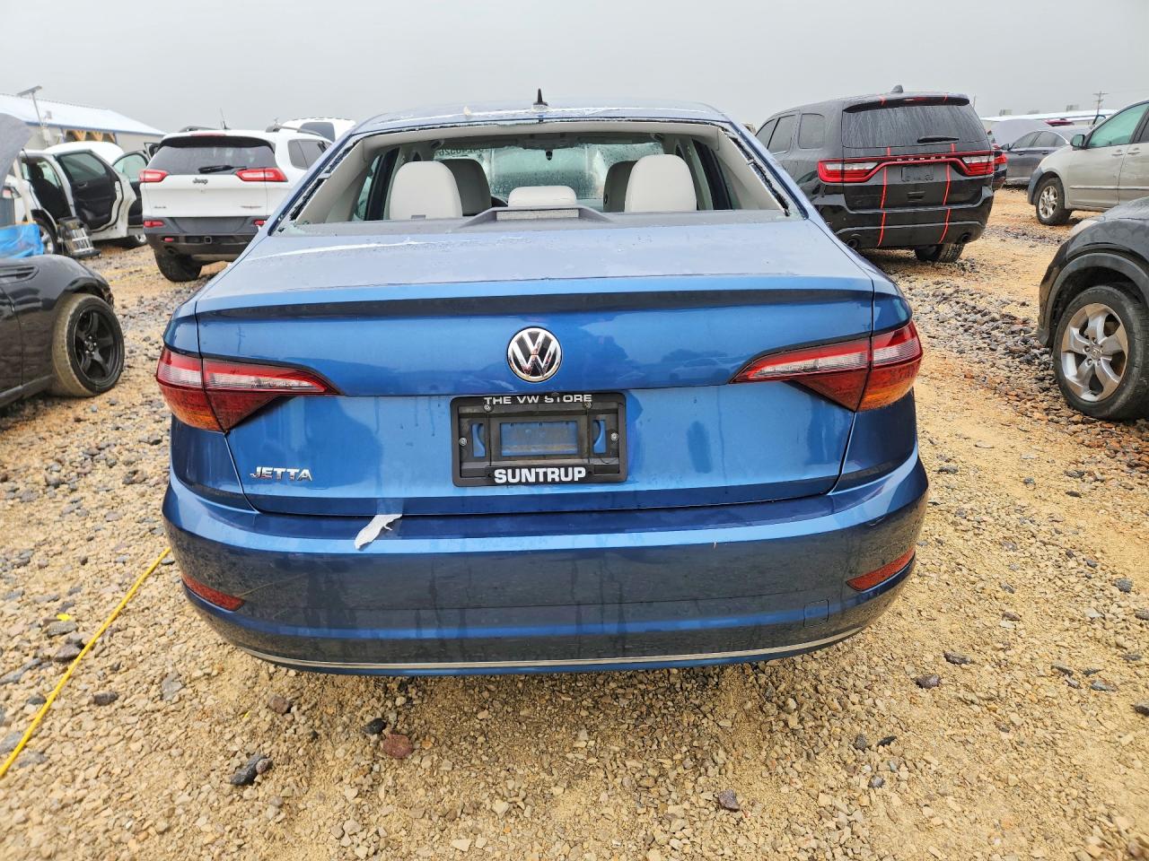 2019 Volkswagen Jetta S Blue vin: 3VWC57BU6KM036571