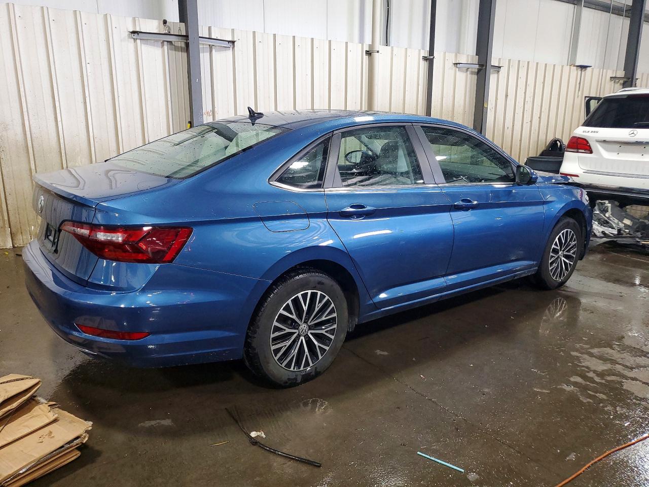 2020 Volkswagen Jetta S Синий vin: 3VWC57BU6LM091202
