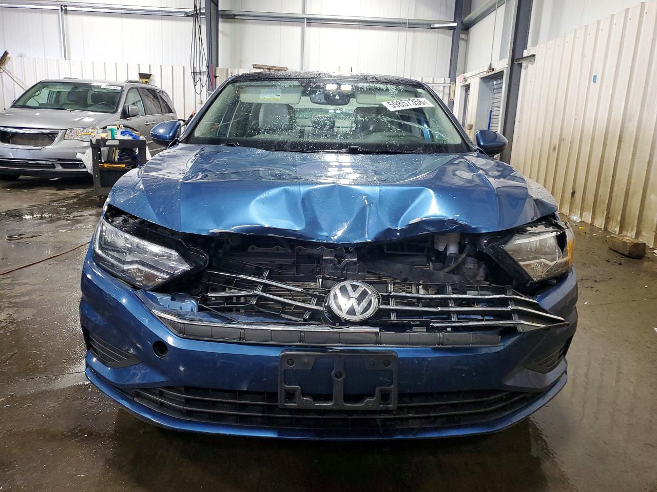 2020 Volkswagen Jetta S Синий vin: 3VWC57BU6LM091202