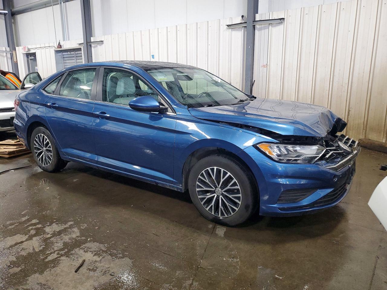 2020 Volkswagen Jetta S Синий vin: 3VWC57BU6LM091202