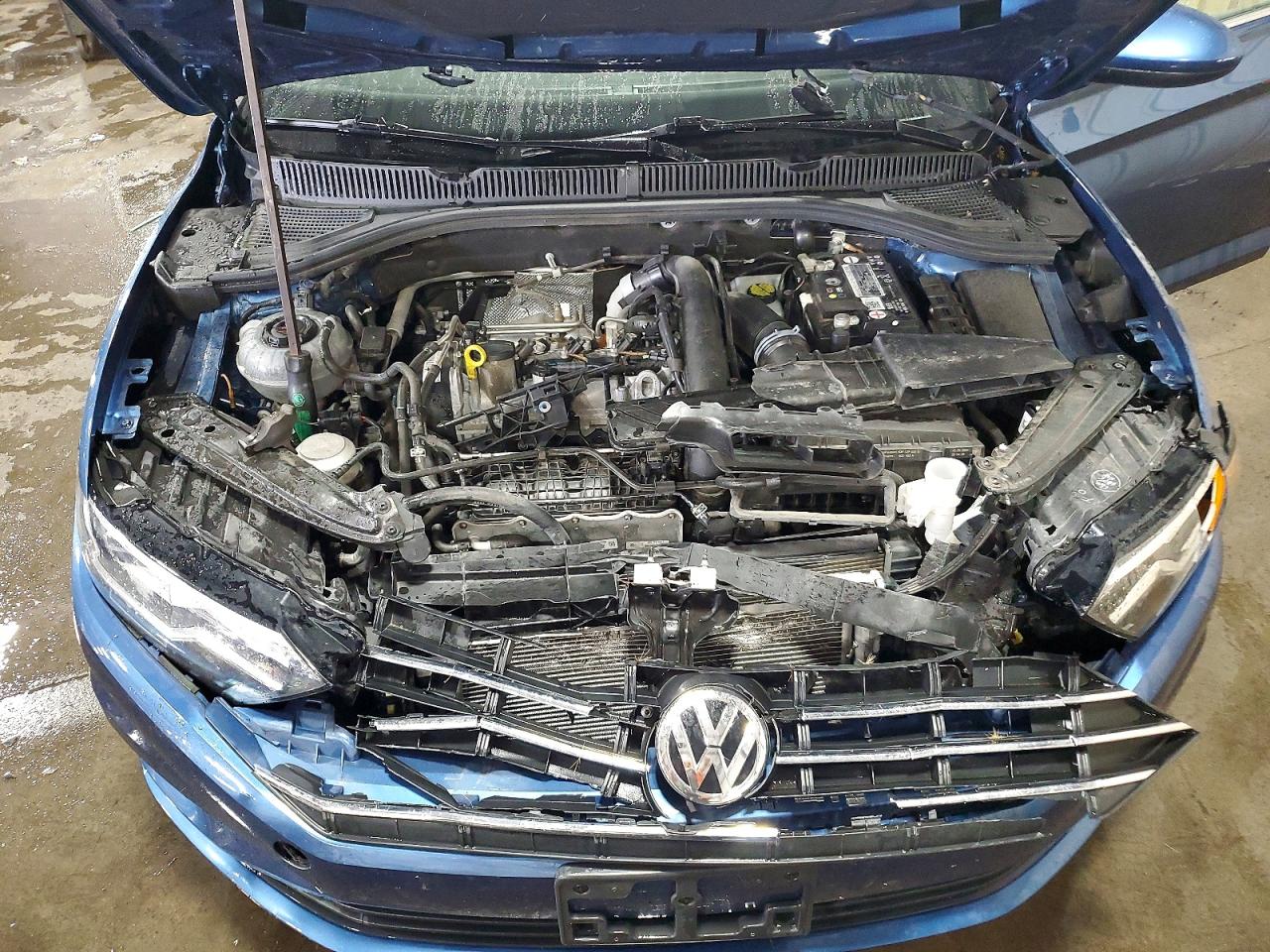 2020 Volkswagen Jetta S Синий vin: 3VWC57BU6LM091202