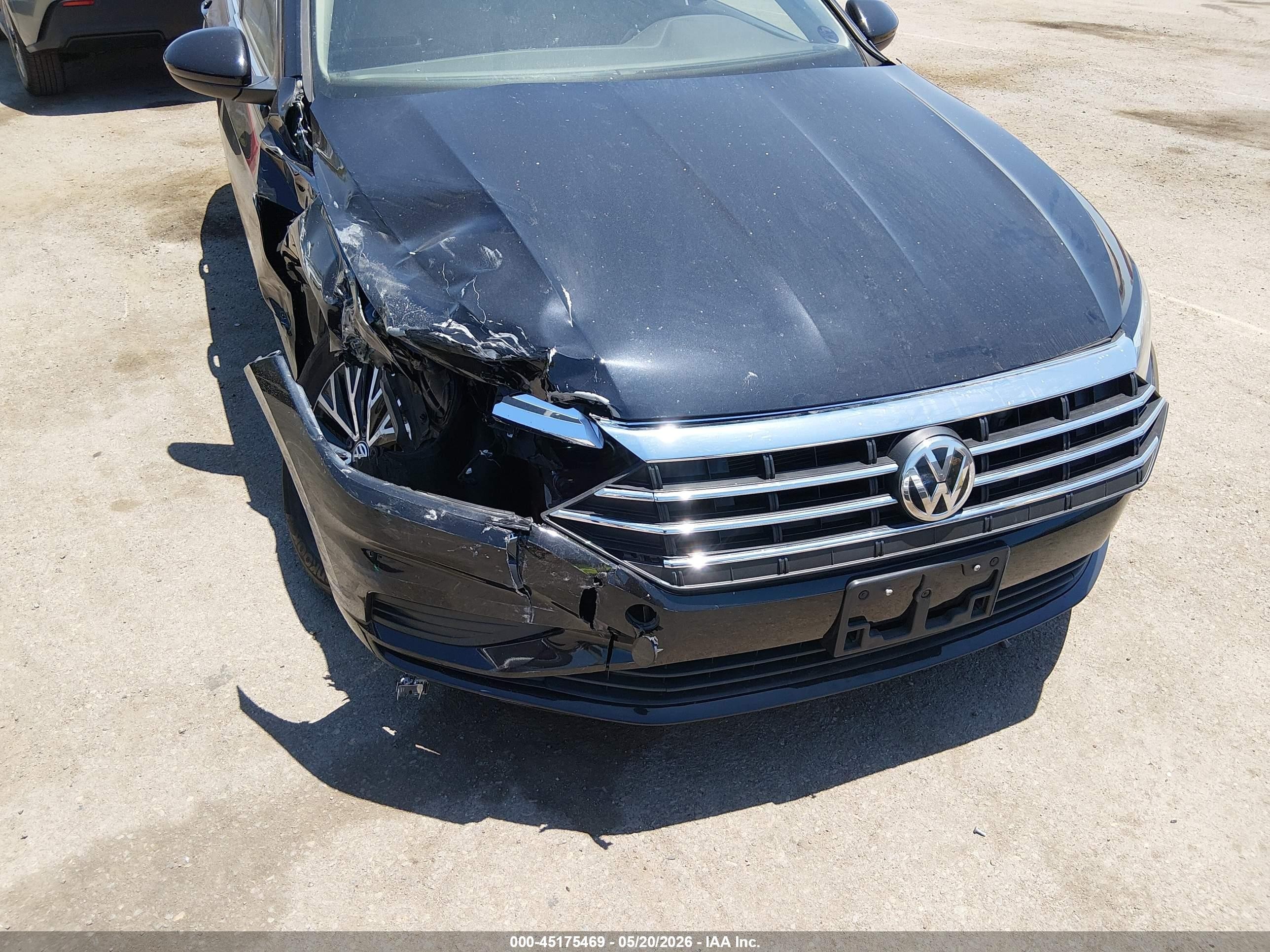 2021 Volkswagen Jetta   Black vin: 3VWC57BU6MM101163