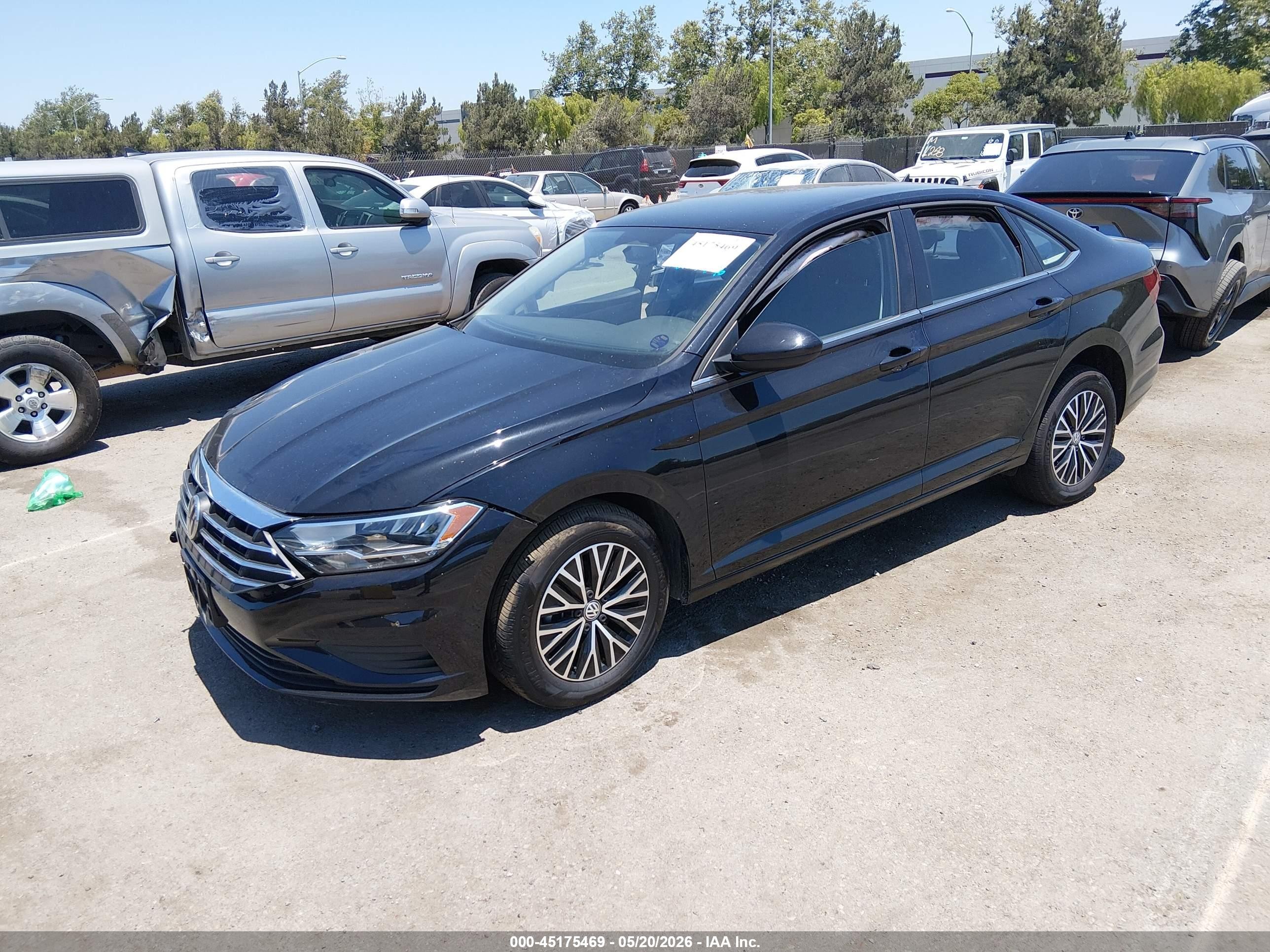 2021 Volkswagen Jetta   Black vin: 3VWC57BU6MM101163