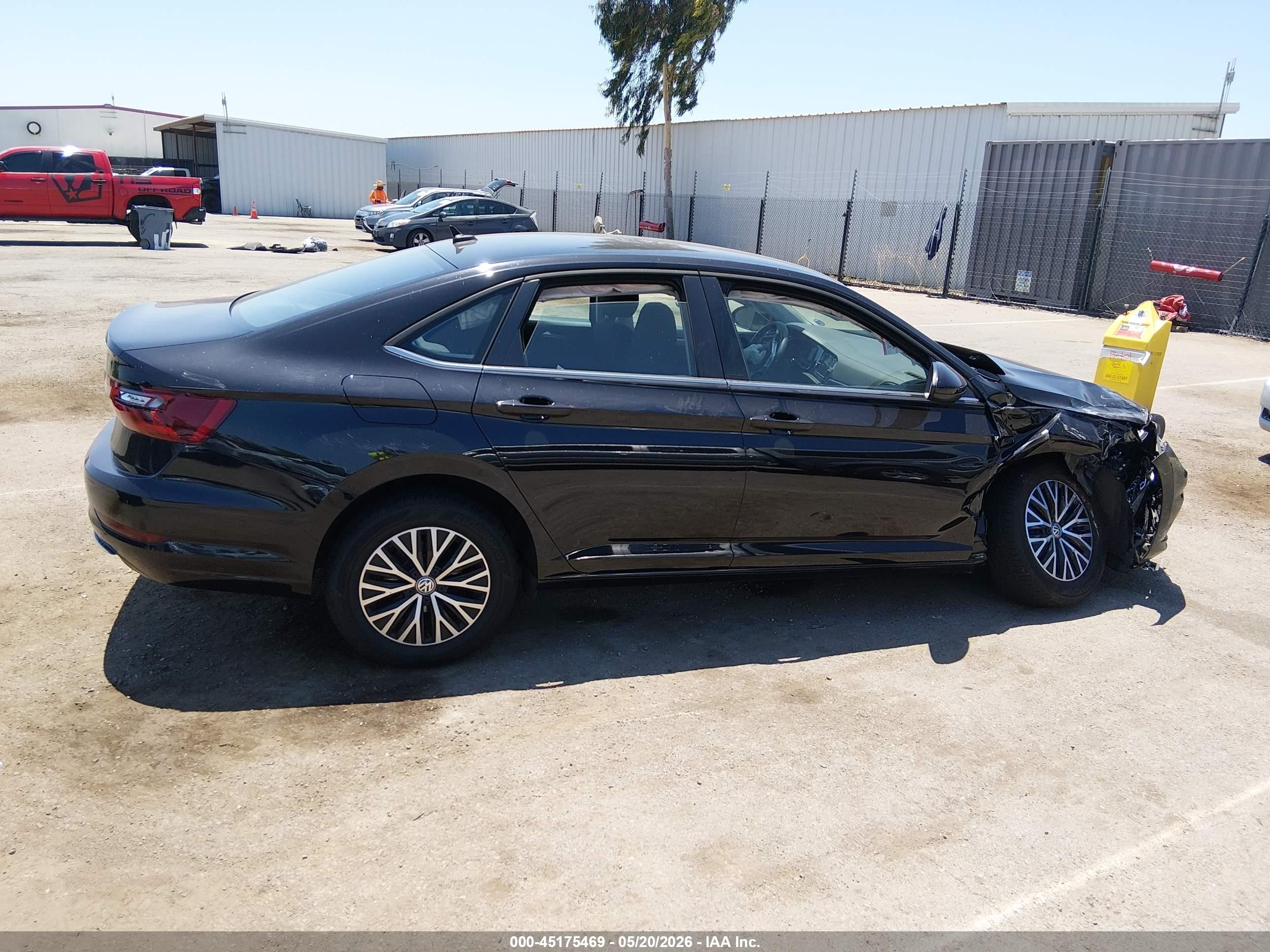 2021 Volkswagen Jetta   Black vin: 3VWC57BU6MM101163