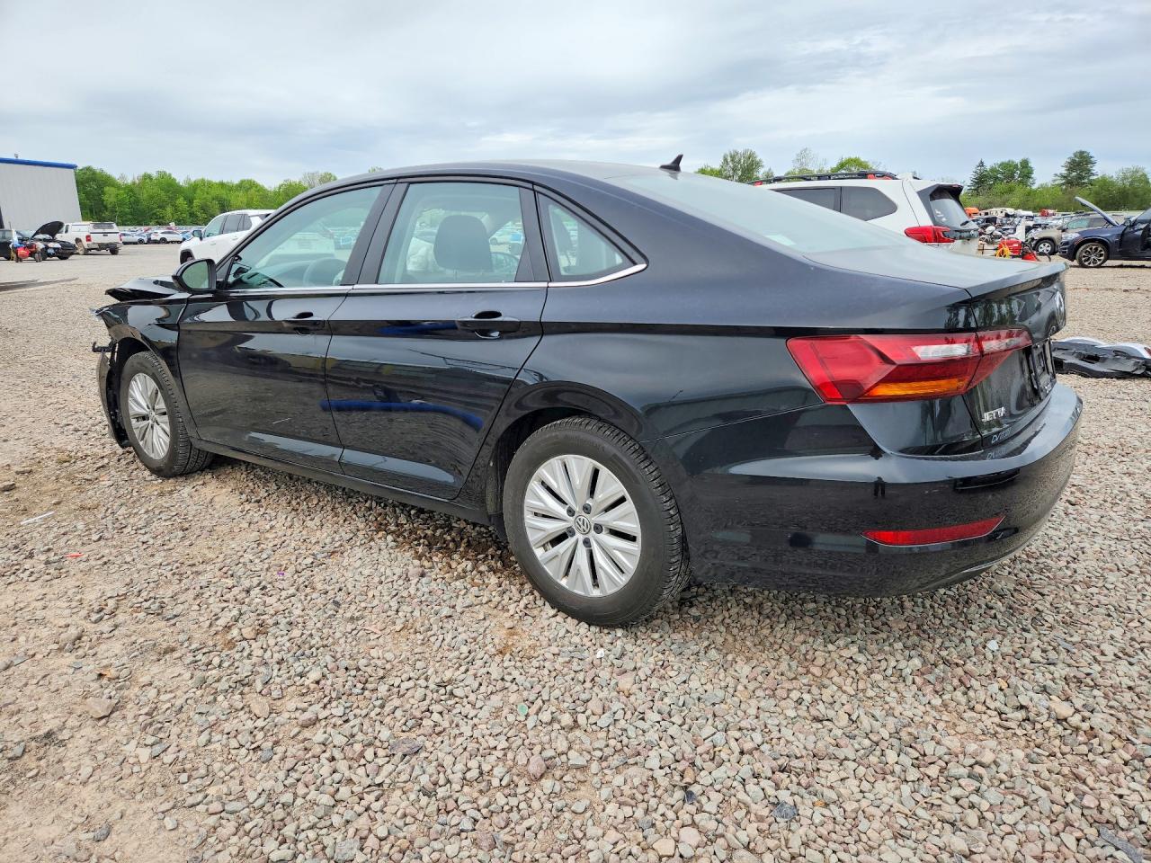 2019 Volkswagen Jetta S Черный vin: 3VWC57BU7KM034053