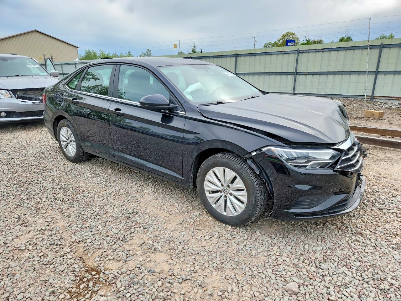 2019 Volkswagen Jetta S Черный vin: 3VWC57BU7KM034053