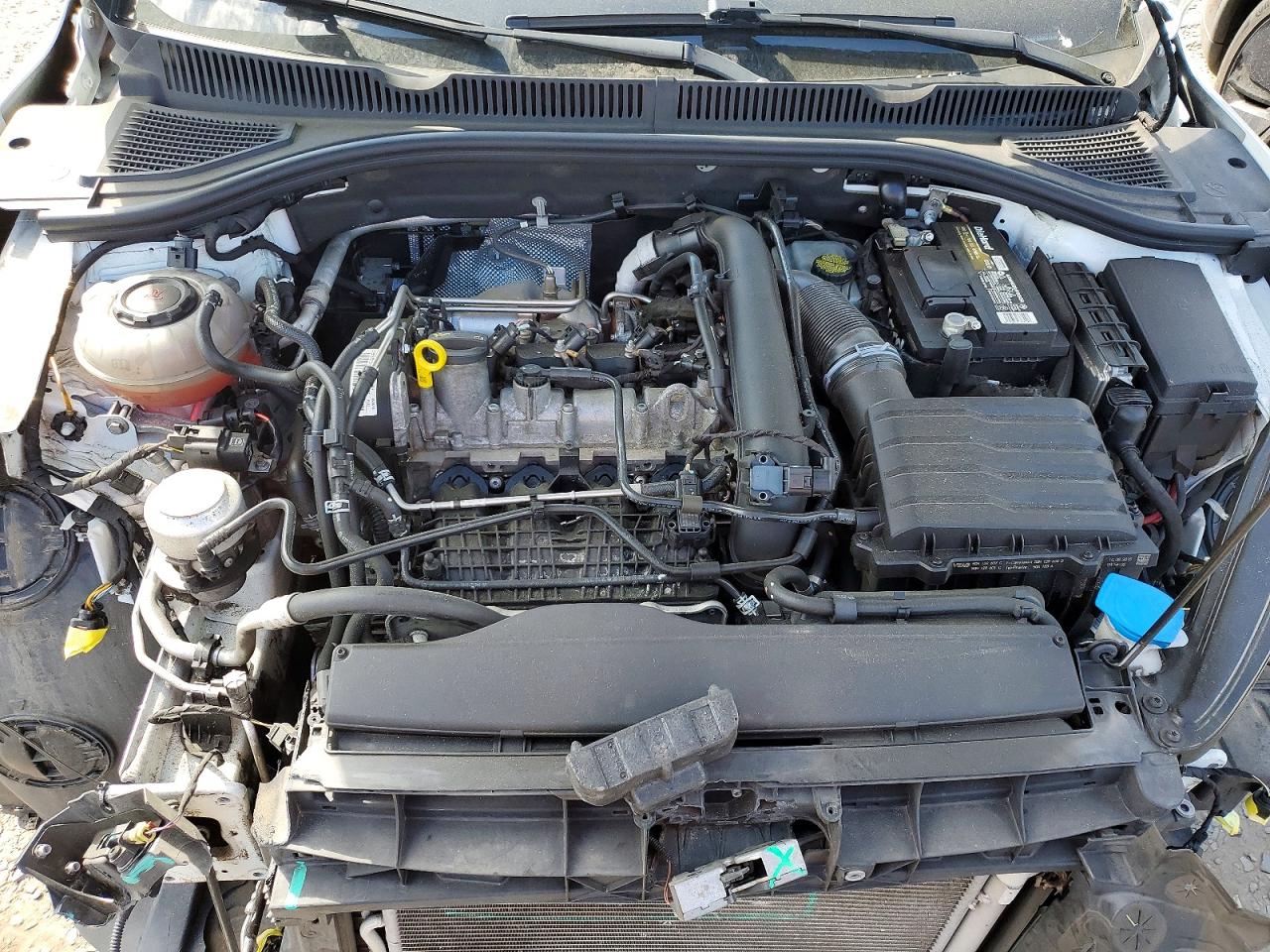 2019 Volkswagen Jetta S Белый vin: 3VWC57BU7KM094219