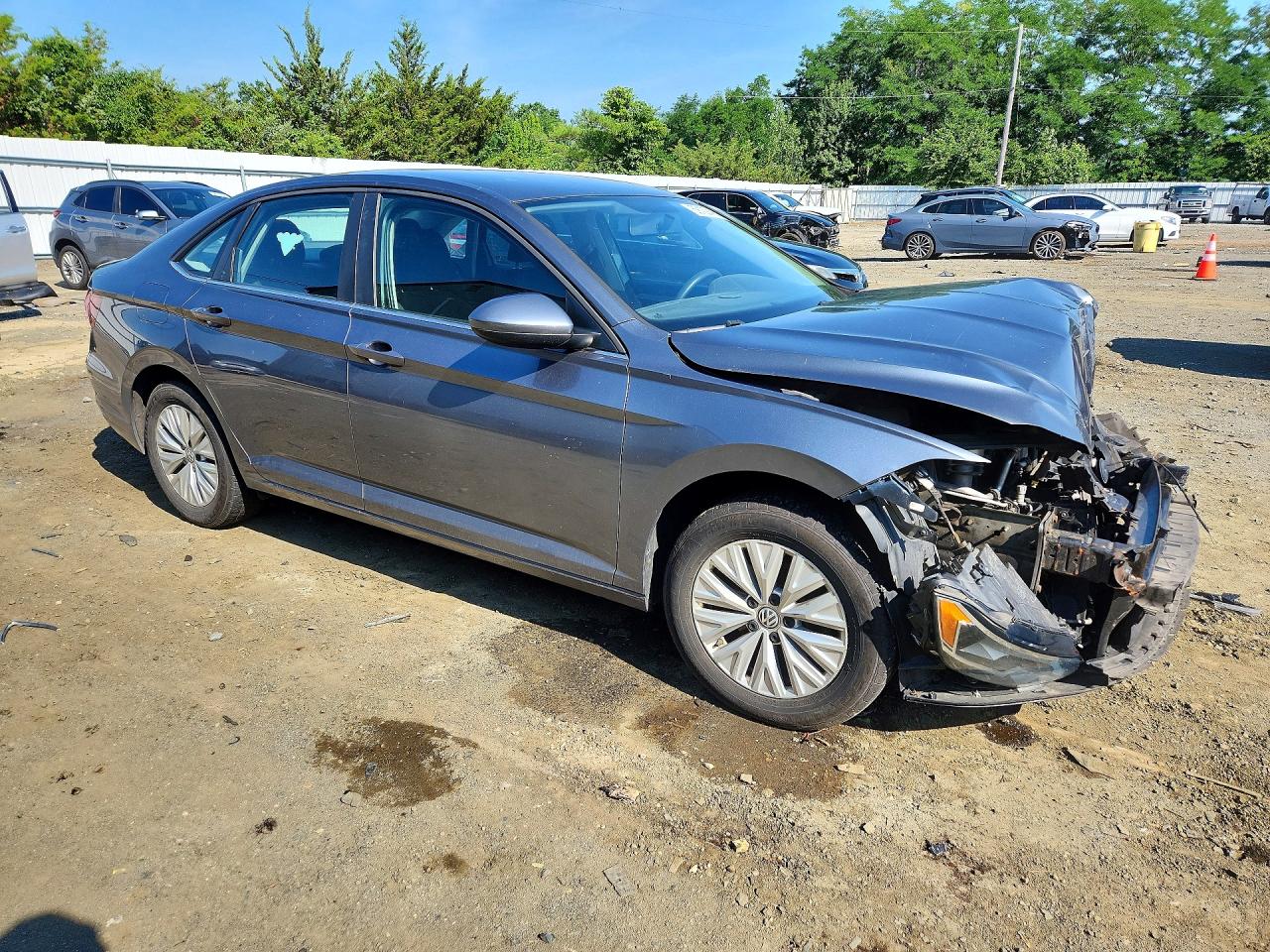 2019 Volkswagen Jetta Gray vin: 3VWC57BU7KM158159