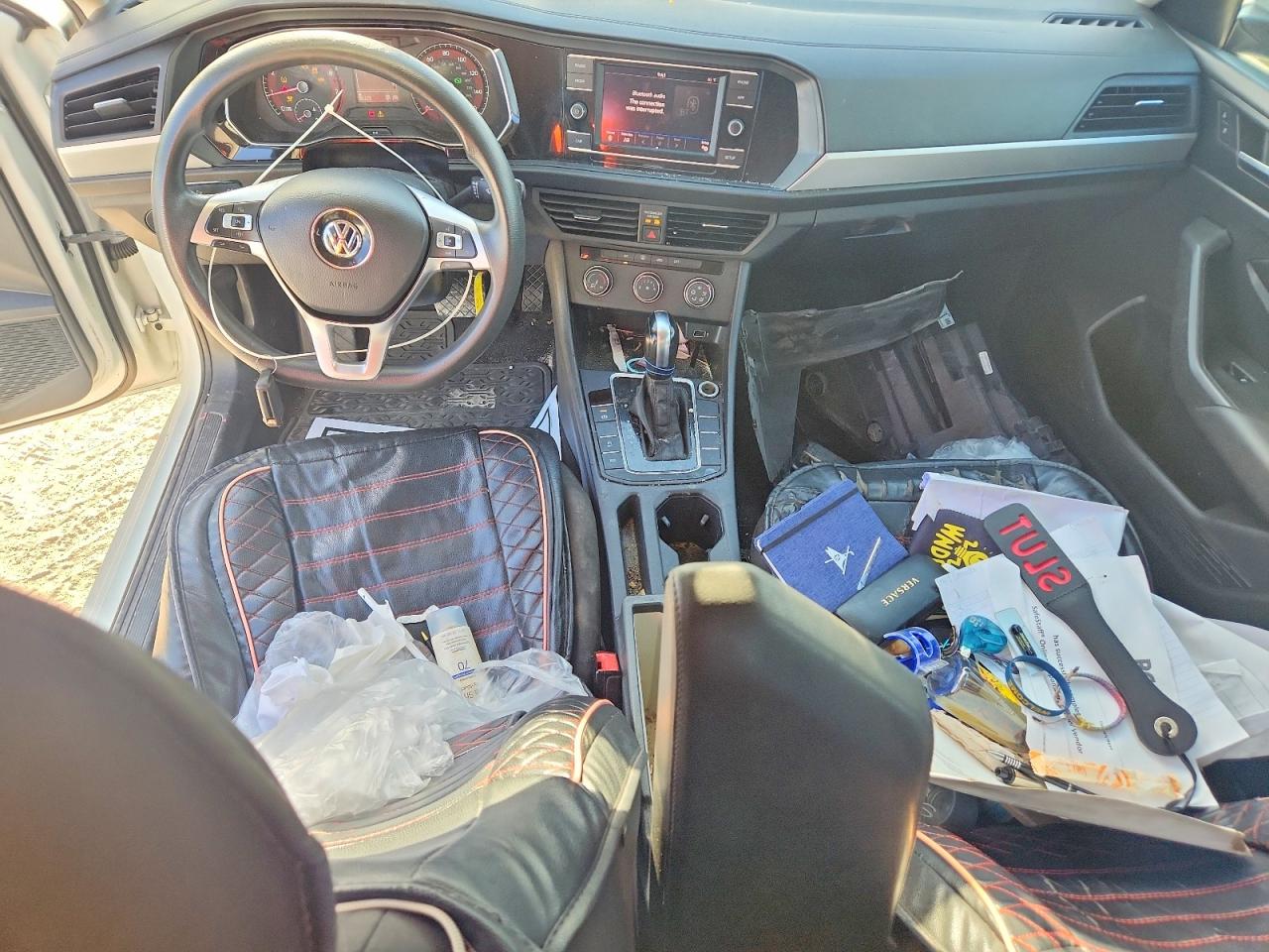2019 Volkswagen Jetta S White vin: 3VWC57BU7KM177794