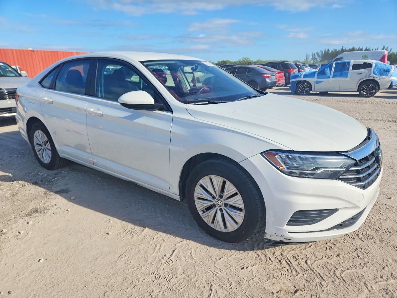 2019 Volkswagen Jetta S White vin: 3VWC57BU7KM177794