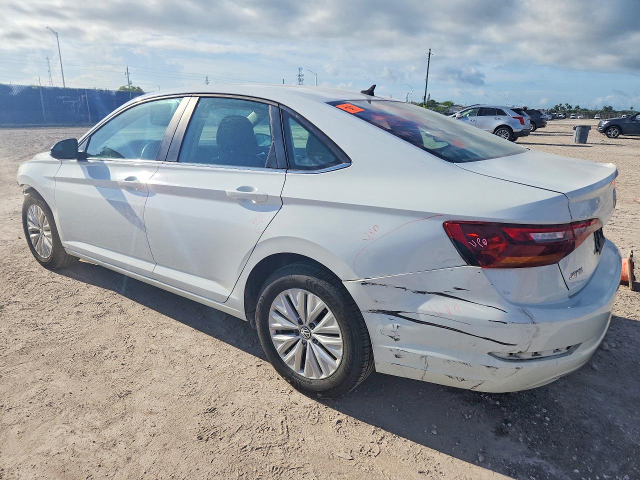 2019 Volkswagen Jetta S White vin: 3VWC57BU7KM177794