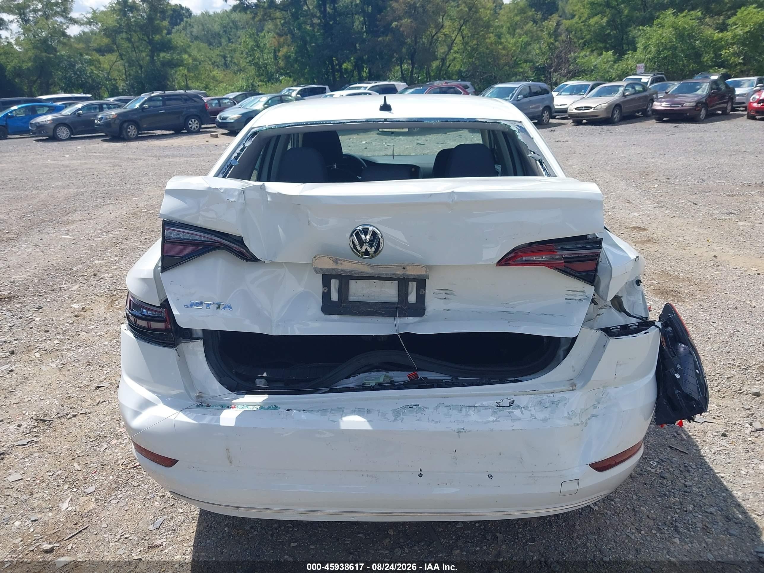 2019 Volkswagen Jetta 1.4t R-line/1.4t S/1.4t Se White vin: 3VWC57BU7KM207778