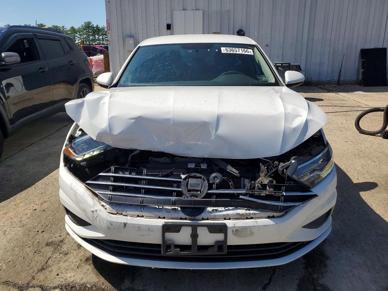 2019 Volkswagen Jetta S White vin: 3VWC57BU7KM227044