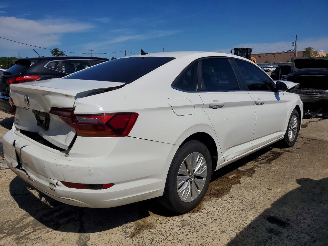 2019 Volkswagen Jetta S White vin: 3VWC57BU7KM227044