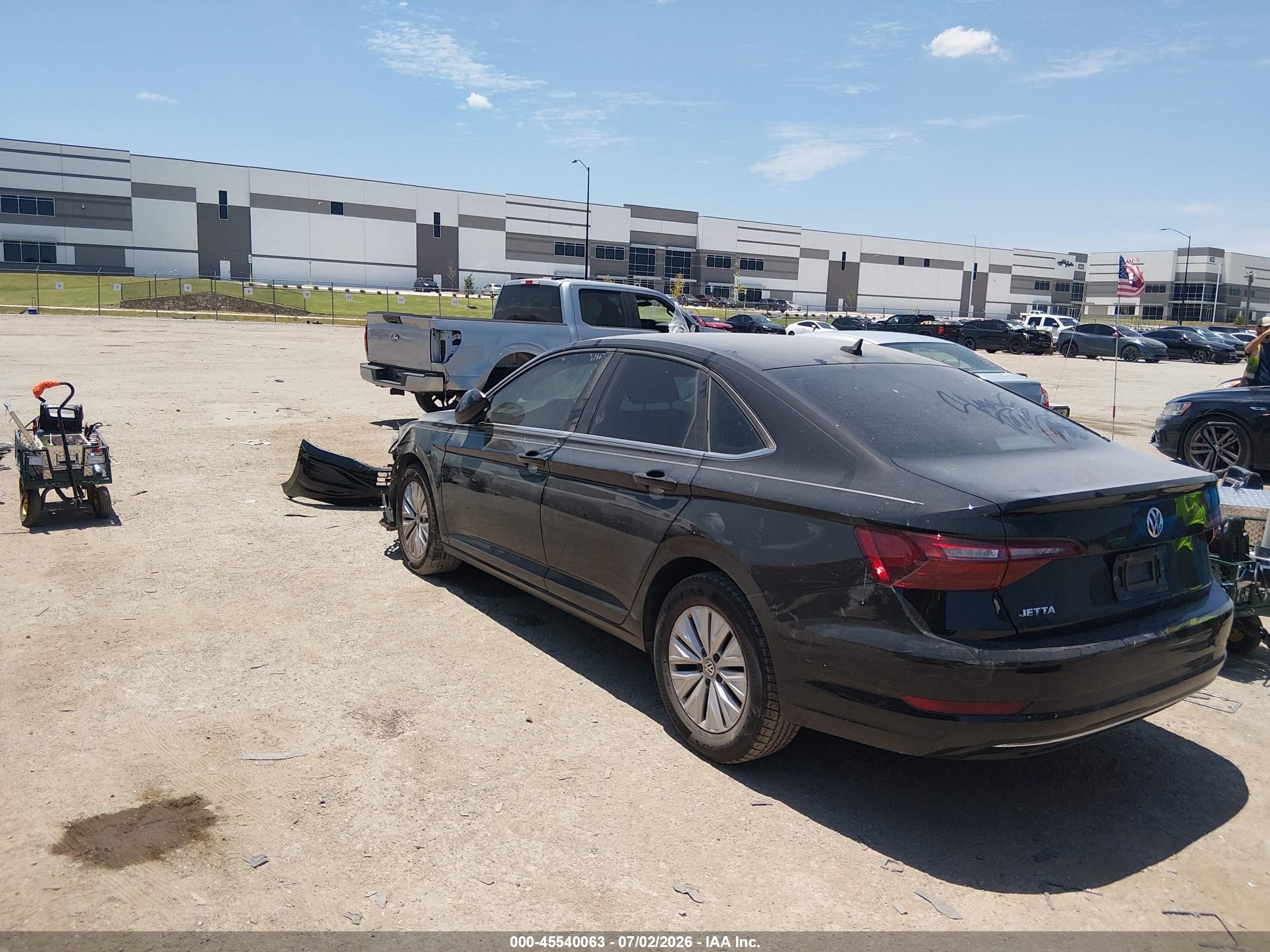 2020 Volkswagen Jetta 1.4t R-line/1.4t S/1.4t Se Black vin: 3VWC57BU7LM081827