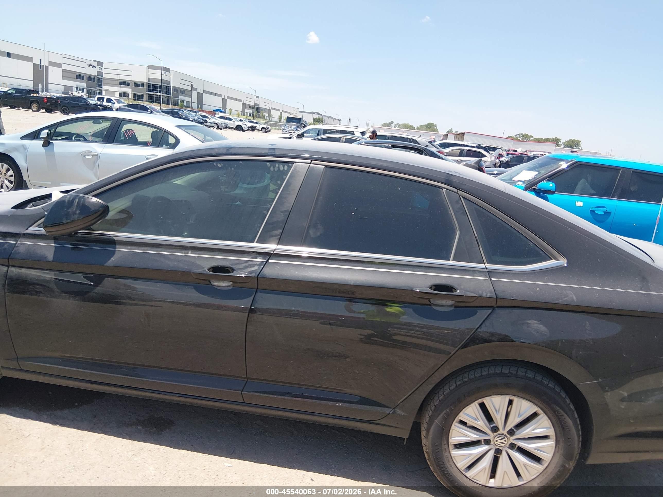 2020 Volkswagen Jetta 1.4t R-line/1.4t S/1.4t Se Black vin: 3VWC57BU7LM081827