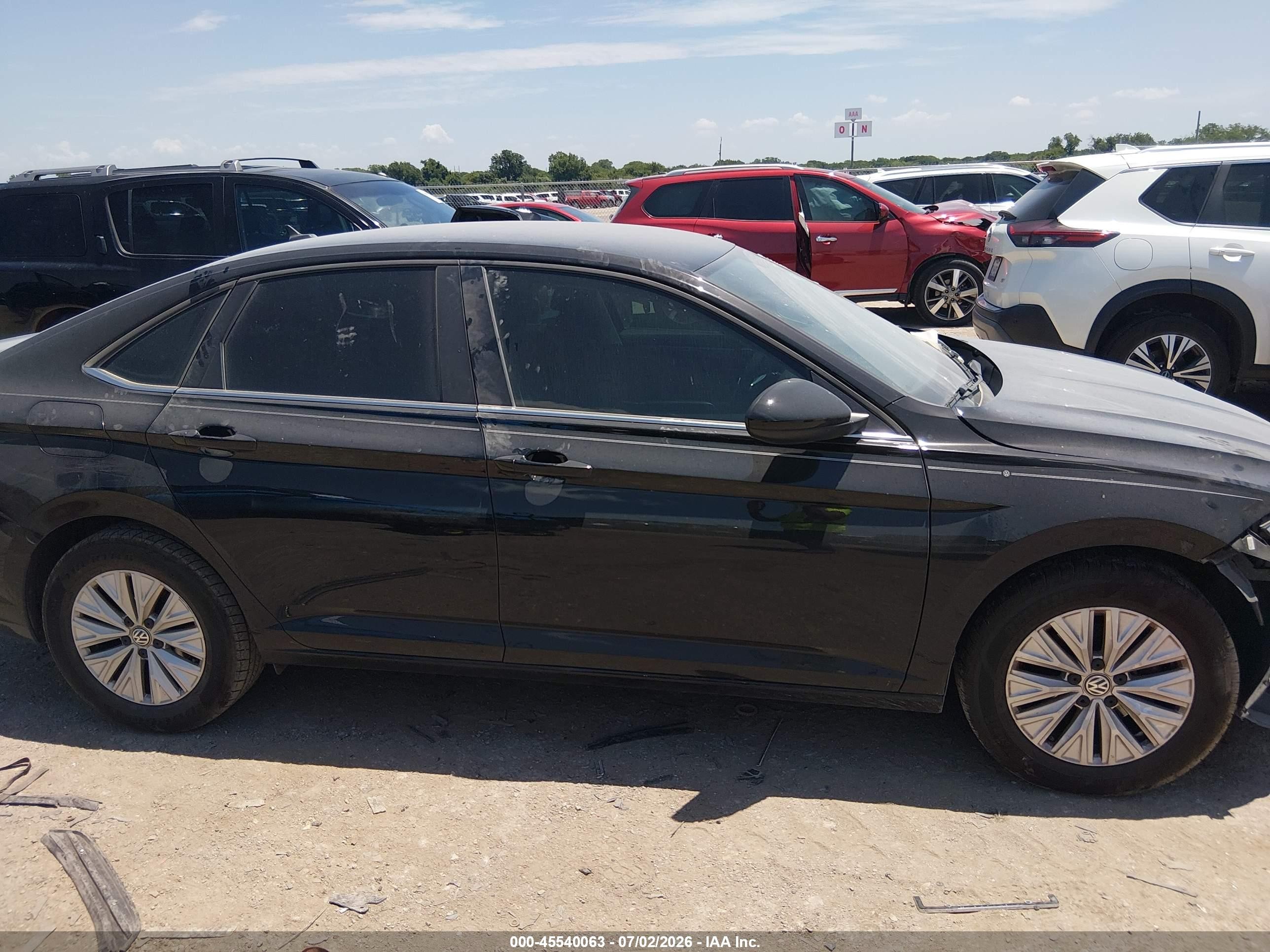 2020 Volkswagen Jetta 1.4t R-line/1.4t S/1.4t Se Black vin: 3VWC57BU7LM081827