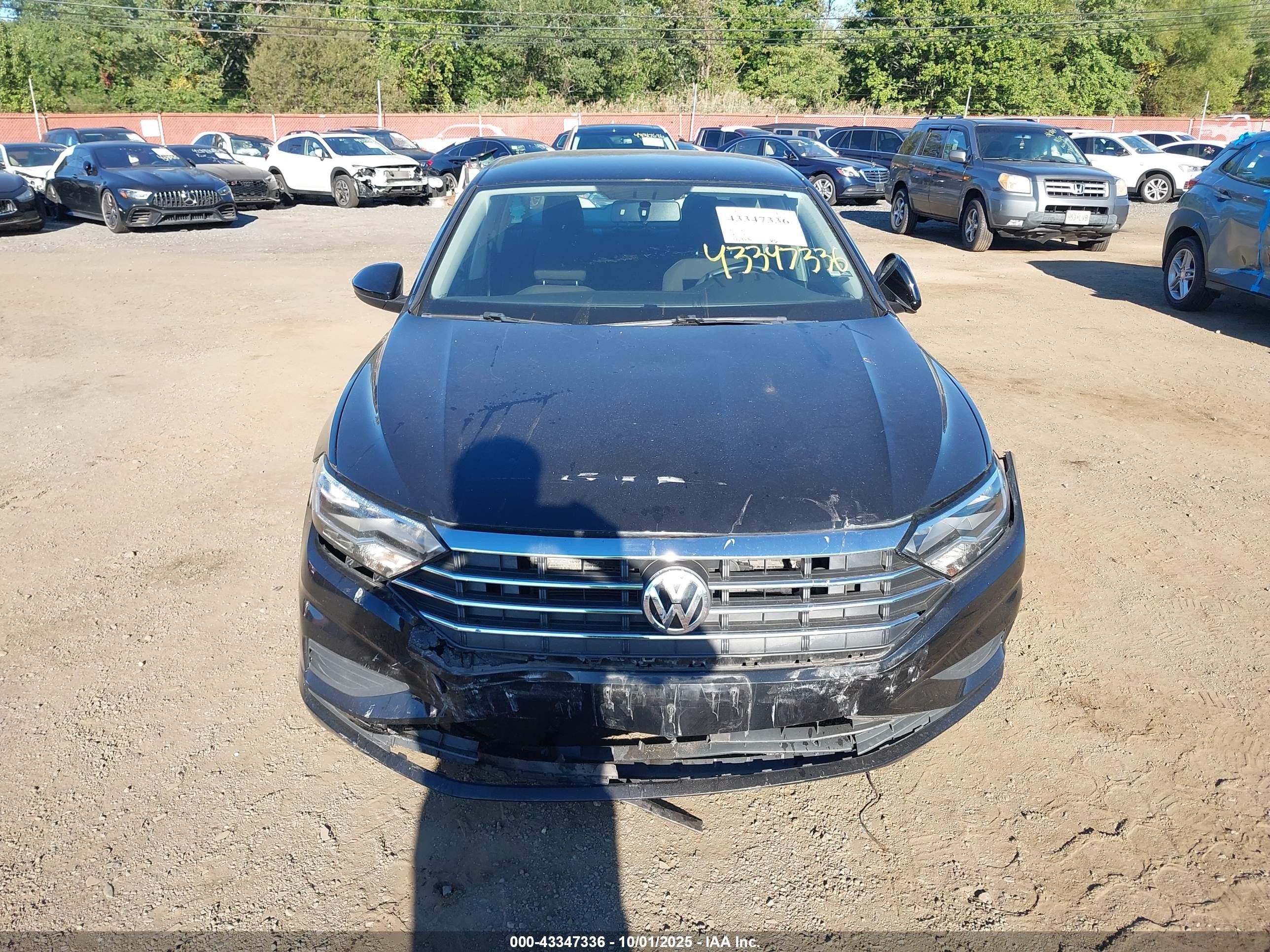 2019 Volkswagen Jetta 1.4t R-line/1.4t S/1.4t Se Black vin: 3VWC57BU8KM113084