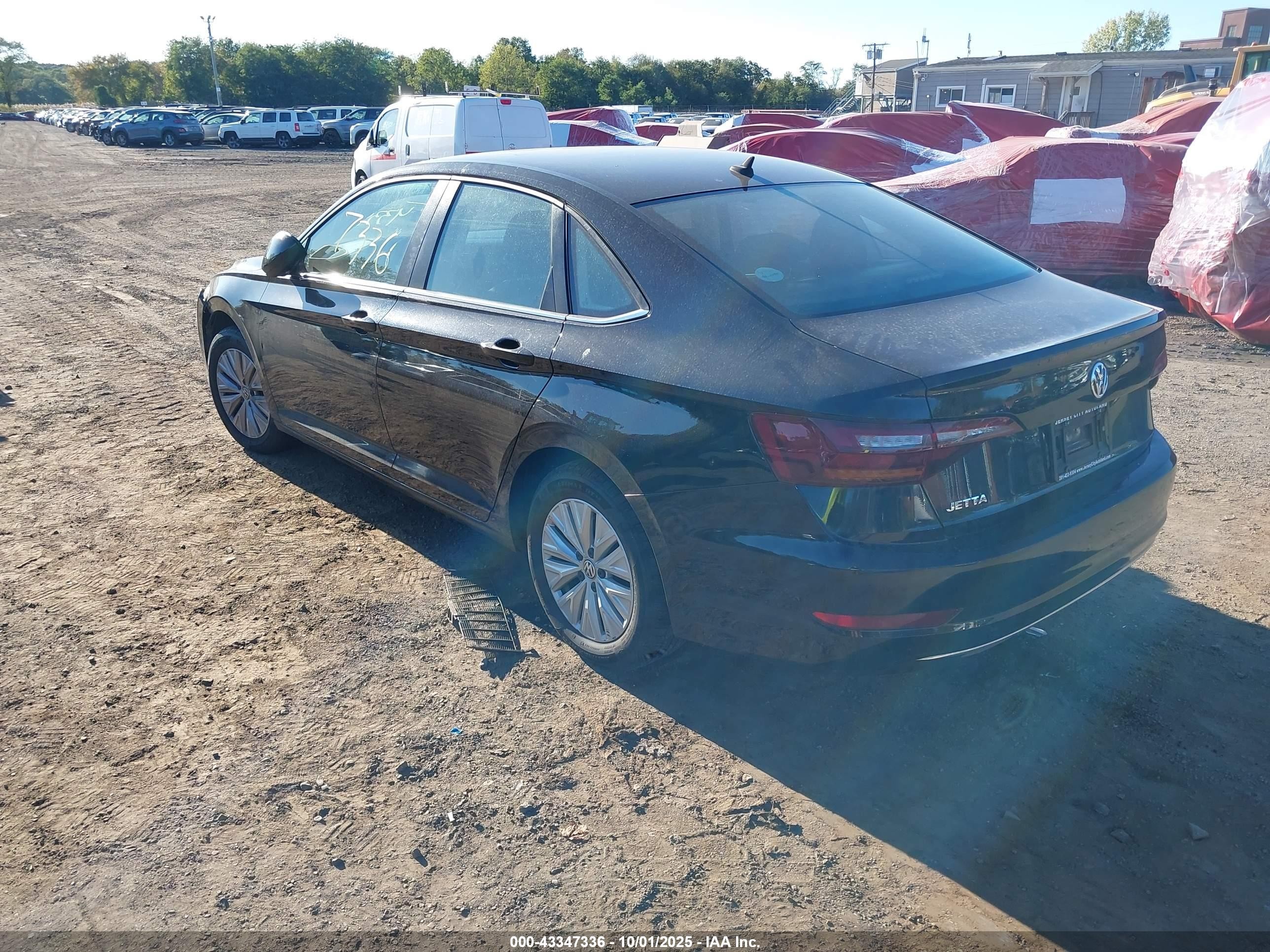 2019 Volkswagen Jetta 1.4t R-line/1.4t S/1.4t Se Black vin: 3VWC57BU8KM113084