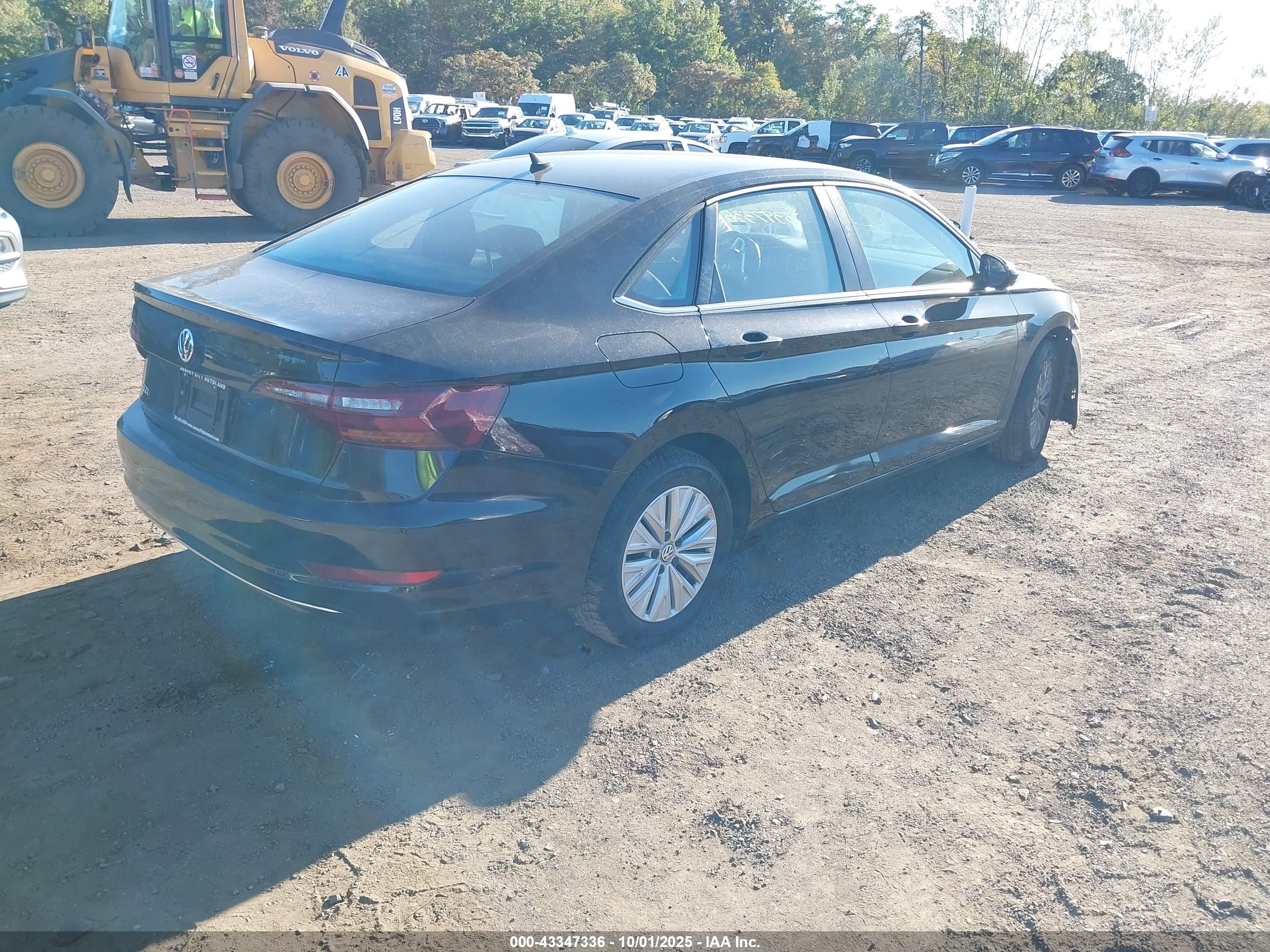 2019 Volkswagen Jetta 1.4t R-line/1.4t S/1.4t Se Black vin: 3VWC57BU8KM113084