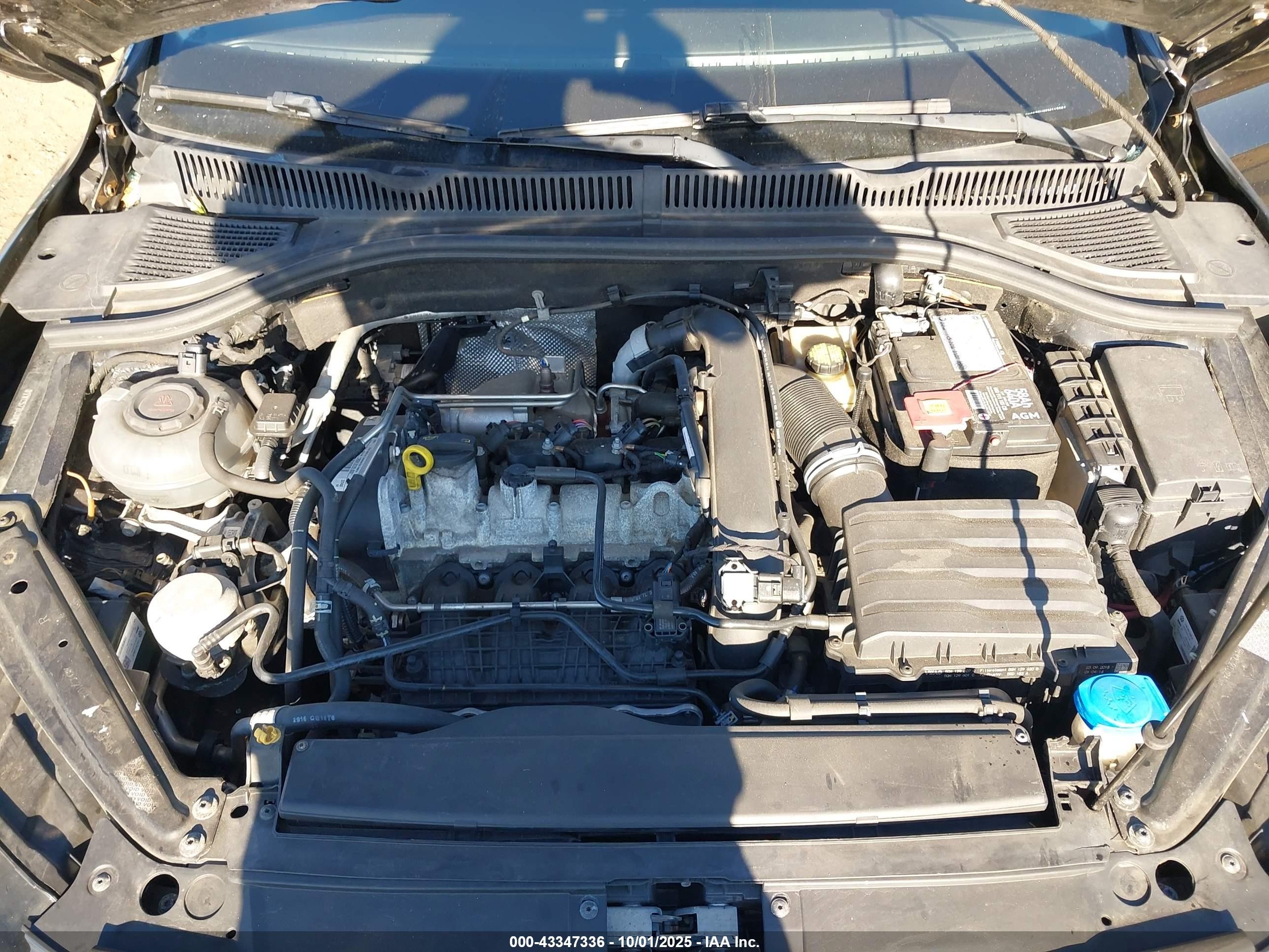 2019 Volkswagen Jetta 1.4t R-line/1.4t S/1.4t Se Black vin: 3VWC57BU8KM113084